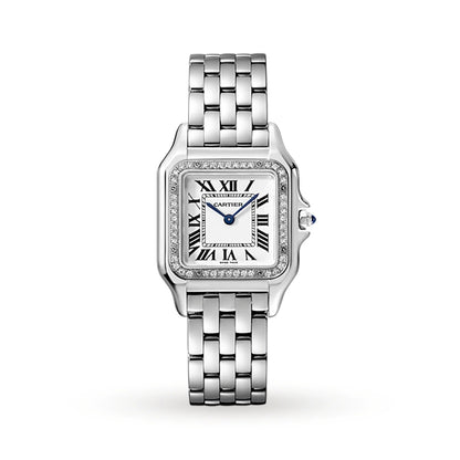 Montre Panthère de Cartier Argentée Diamond Pour Femme