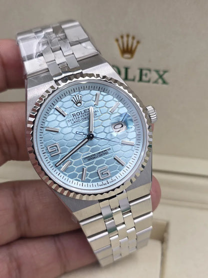 Montre Land-Dweller bleu glacier 36mm unisexe 2025