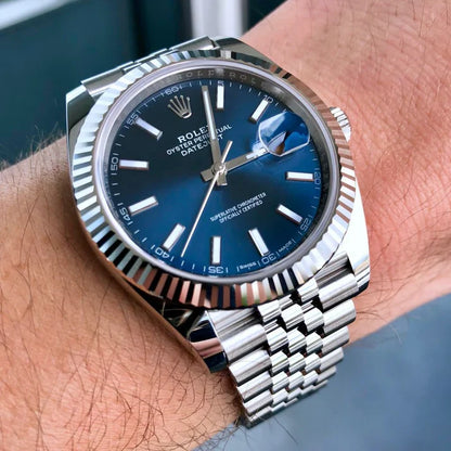 Datejust 41 Bleu jubilé Pour Homme