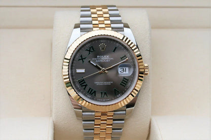 Datejust Wimbledon Two Tone 41mm jubilé Pour Homme