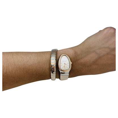 BVLGARI SERPENTI SILVER WHITE DIAMOND SERTIE