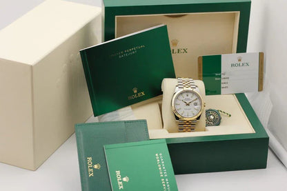 Datejust 126333 Fond Blanc Jubilée 41 mm