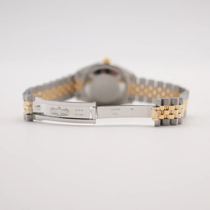 Datejust Two-tone fond argenté (chiffres en diamant) 36mm