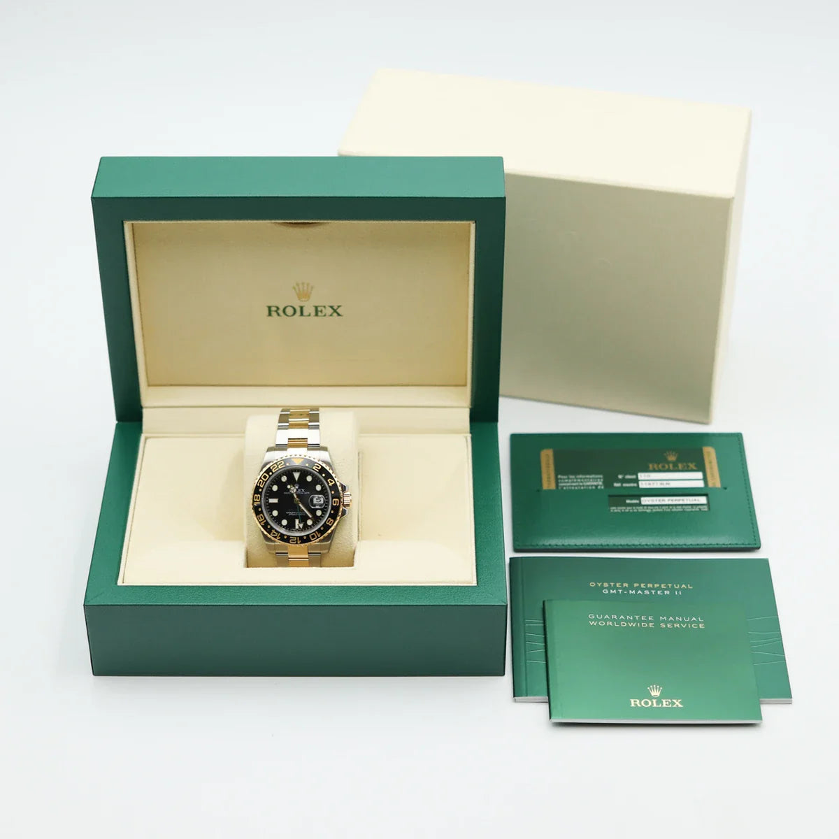 GMT-MASTER II ACIER  OR AUTOMATIQUE MONTRE POUR HOMMES