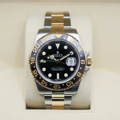 GMT-MASTER II ACIER  OR AUTOMATIQUE MONTRE POUR HOMMES