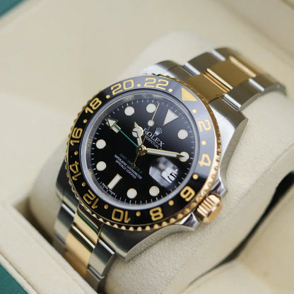 GMT-MASTER II ACIER  OR AUTOMATIQUE MONTRE POUR HOMMES